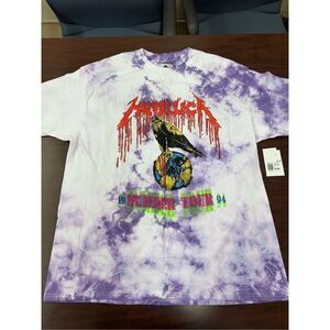 Metallica Oversized Tie Dye Short Sleeve Tee Shirt Size Small/Medium